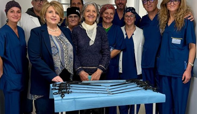 Donazione di strumenti laparoscopici rafforza la Chirurgia locale