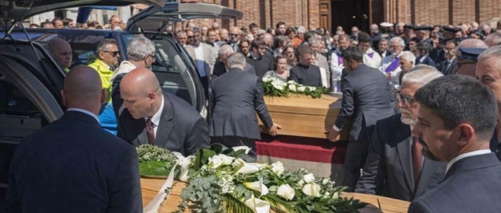 A Magione per la morte dei due gemelli, Giacomo e Francesco Fierloni, un dolore infinito