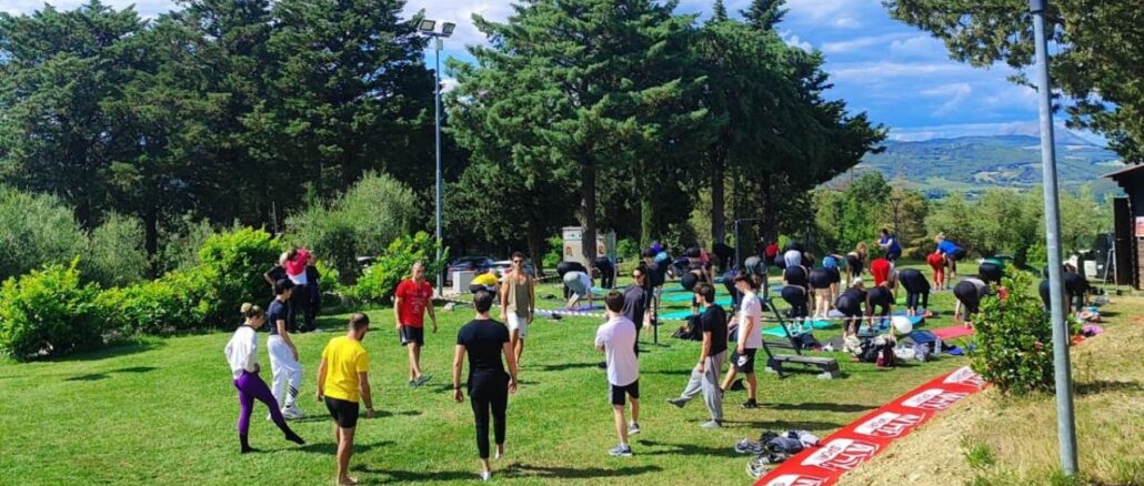 Corciano Wellness Park invade di sport l'area verde
