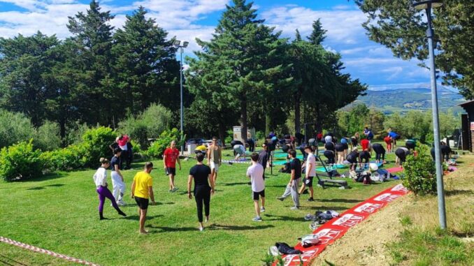 Corciano Wellness Park invade di sport l'area verde